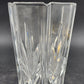 Gorham Avon Lead Crystal Vase 6.5” Clear Cut Crystal Hexagon Design Vtg 1987 USA