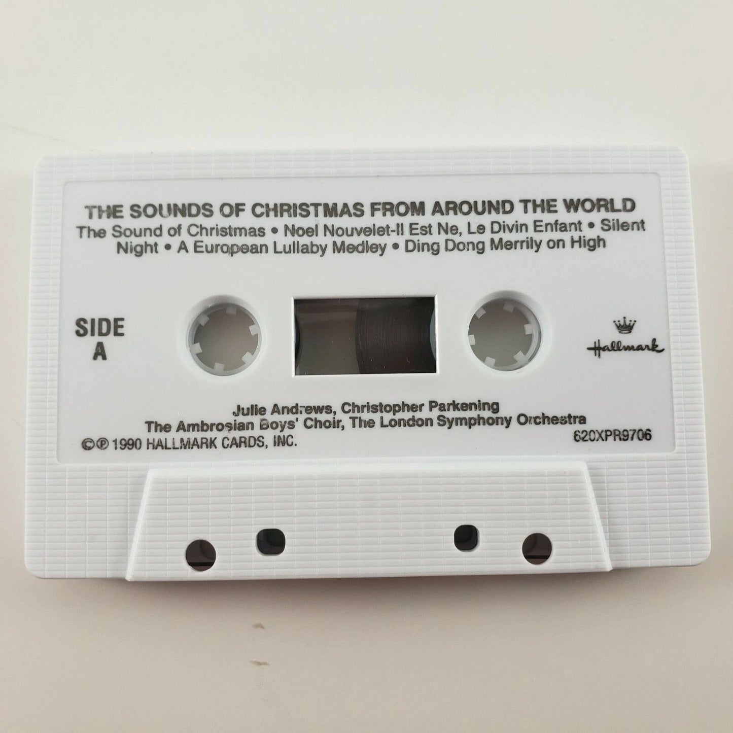 Julie Andrews The Sounds of Christmas Around the World Cassette 1990 Hallmark