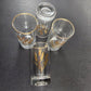 Set 4 Homer Laughlin Golden Wheat Tumblers 4 ounce Heavy Bottom Glasses 4" x 2"