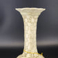 The Leonardo Collection Vase Fruit Basketweave Relief 9.25" Ceramic Fine Arts