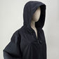 Eddie Bauer Polartec Jacket Size Women Black XXL Pockets Hood Draw String Zipper