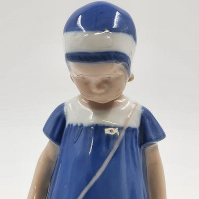 Else in Blue Dress Porcelain Figurine 1574 Royal Copenhagen Bing & Grondahl