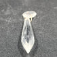 6 Rock Icicle Spear Crystal Plastic Chandelier Prisms 2" Ocatagon Accent & Wire
