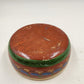 Mexican Terra Cotta Redware Pottery Hand Painted Nesting Bowl Clay Primitive