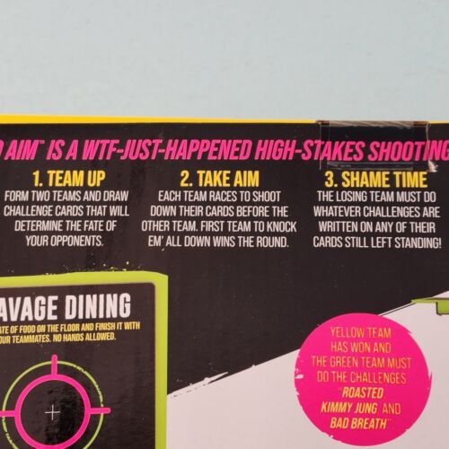 Bad Aim Shoot it Or Do CENSORED An Adult Party Game for Immature Adults Sealed