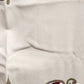 Deep Red & White Rectangle Tablecloth with Floral Damask Brocade Pattern 48"x60"