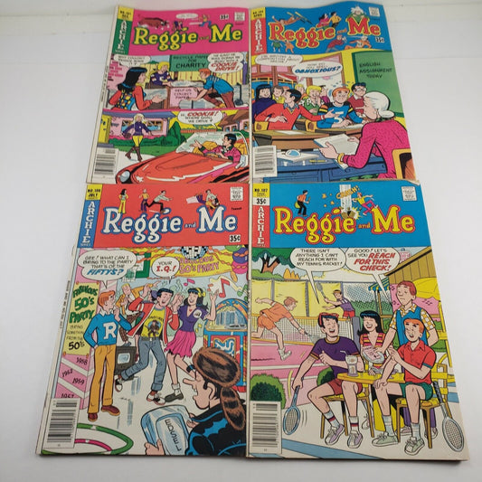 4 Reggie and Me Comic Books of the Archie Series Dec 77 to Aug 78 Very Good Plus