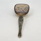 Floral Vanity Hair Brush 10.5 Inch Silver Shabby Chic