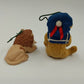 2 Hallmark Keepsake 1997 Christmas Ornaments SAILOR BEAR and Lion & Lamb Vtg