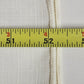Plain Off White Tablecloth Shiny Polyester Blend Overlock Hem Rectangle 52"x68"