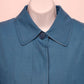 Towne From London Fog Women’s Trench Coat 6 Petite Blue Zip-out Lining Vintage