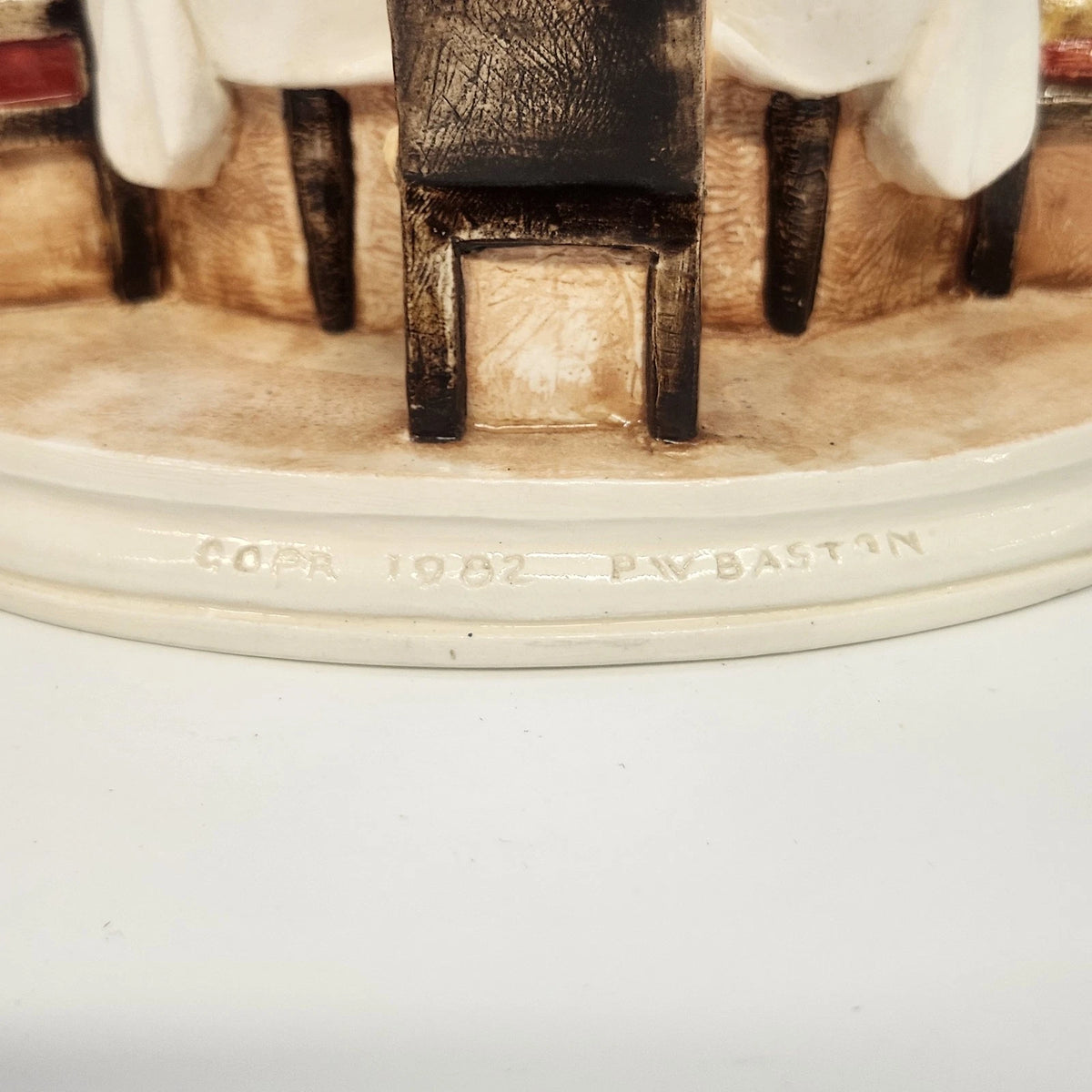 Sebastian Miniatures SML-405 America Remembers Family Feast Figurine 1982 Vtg