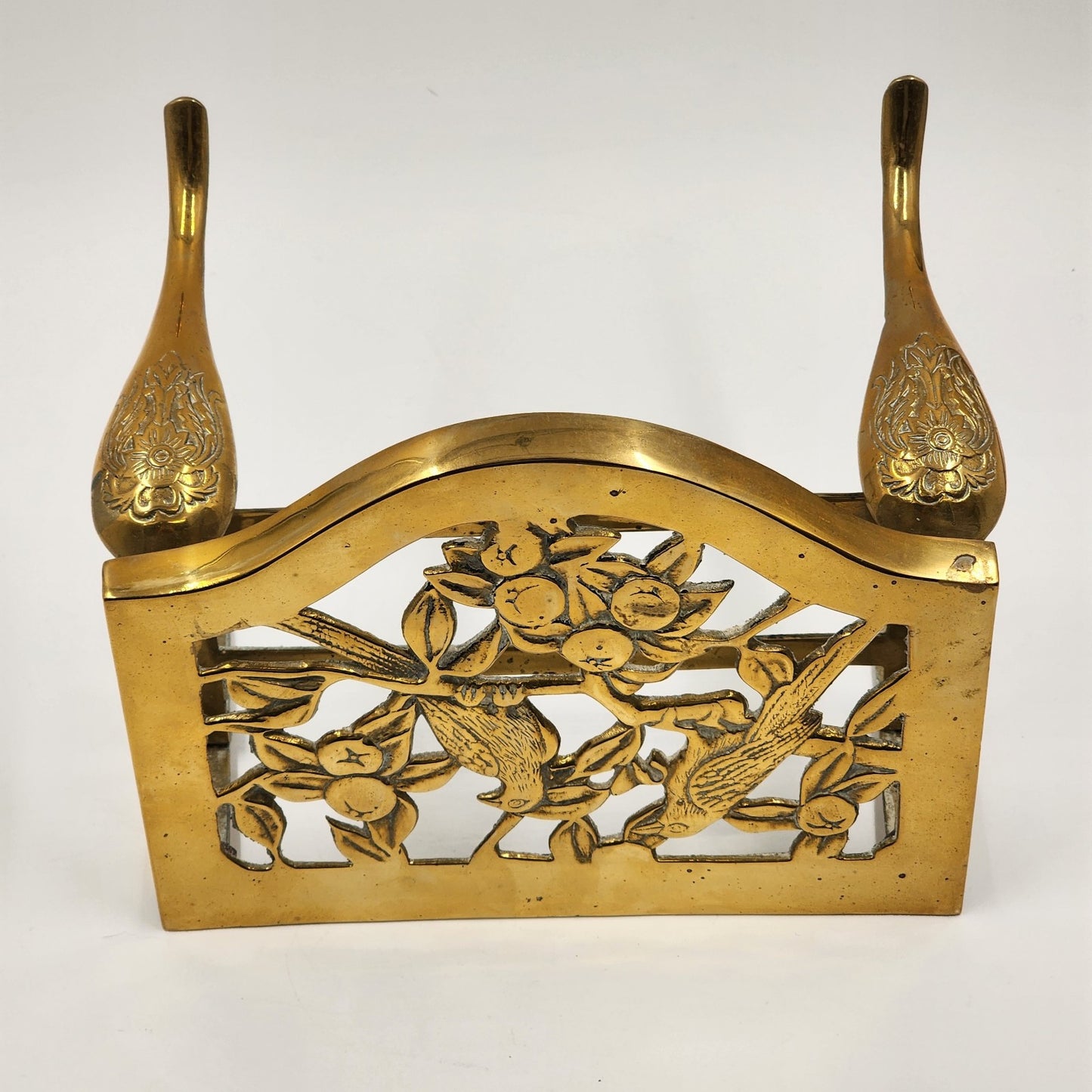 Brass Metal Gold Finish Footrest Fireplace Footman Stool Trivet Pot Warmer Stand