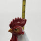 Kavana Decor Ceramic Rooster Figurine Hand Painted Brown 14" Farmhouse Decor
