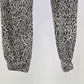 ADY P Women’s Jogger Pants with Contrast Panel in Mono Leopard Print XS China