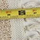 Wall Hanging Area Rug Christmas Pattern Fabric Panel Fringed Heavy Cloth 36"x20"