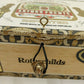 Wood Cigar Box Purse Arturo Fuente Dominican Republic Rothschilds Rope Handle