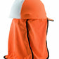 Uveto Gobi Over the Hat Orange Safety Head Heat Stress & UV Face & Neck Shield