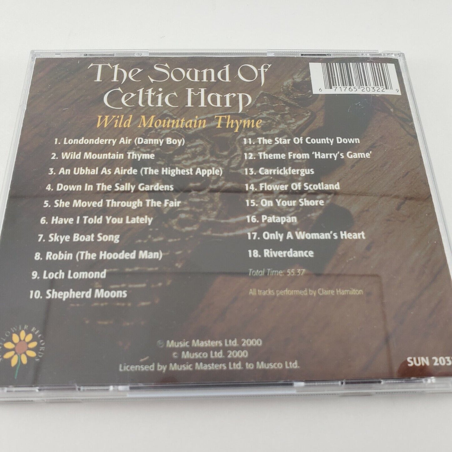 Wild Mountain Thyme by The Sound of a Celtic Harp CD Claire Hamilton 2000 UK