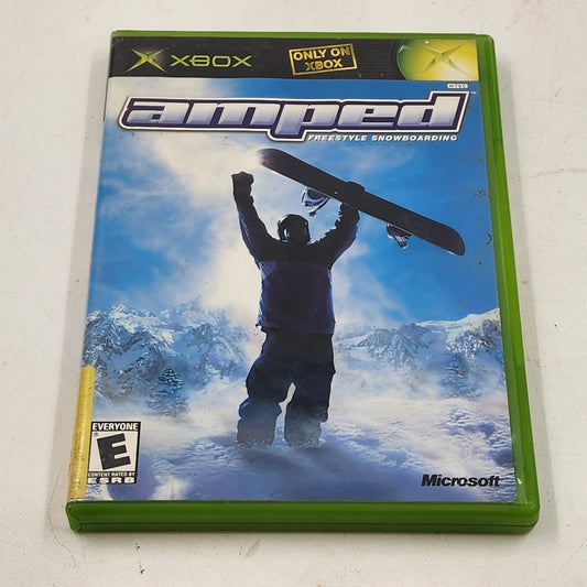 Amped Freestyle Snowboarding Microsoft Xbox 2001 Extreme Sports Video Game