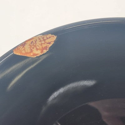 2 Waechtersbach Germany Fun Factory Freestyle Glossy Black Serving Bowl 6" Chip