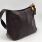 Signature Studio Leather Shoulder Bag Brown Classic Purse Manmade Trim New Vtg