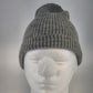 Ribbed Knitted Beanie Hat One Size Heather Gray Unisex 100% Acrylic Watch Cap