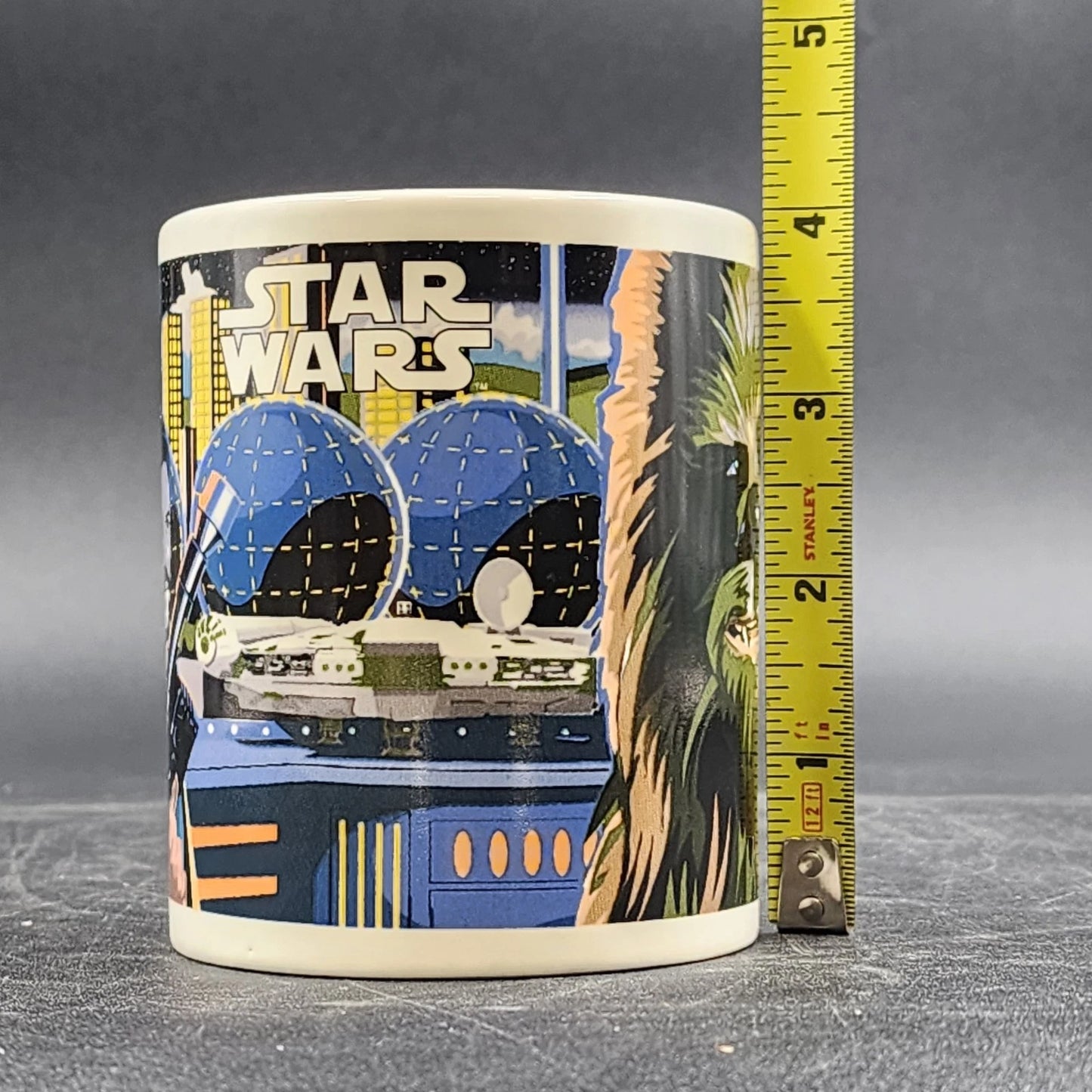 Star Wars Galerie Mug 12oz Han Solo Chewbacca Millennium Falcon Ceramic Cup 2014