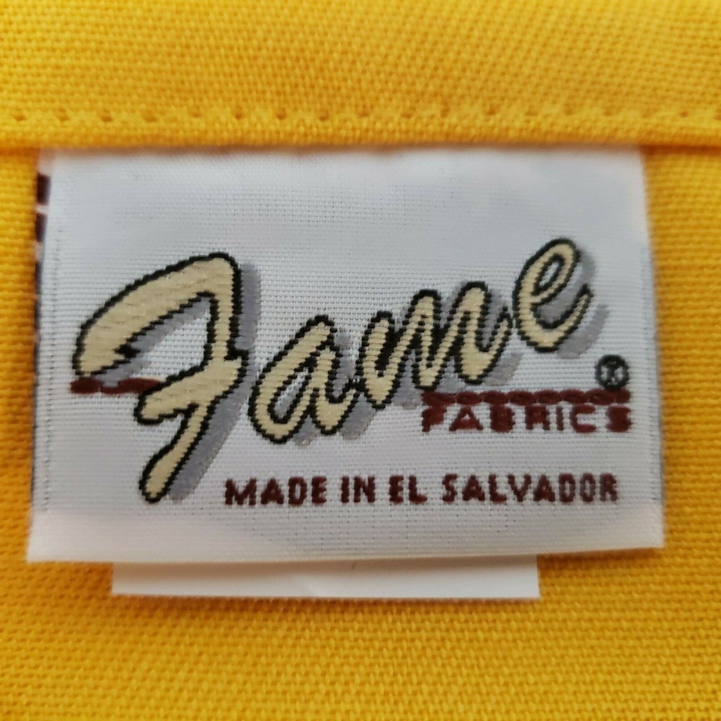 Fame Fabrics F2 Yellow Bib Apron 2 Pocket 21x18 Poly Cotton