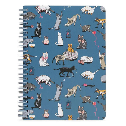 Vera Bradley Notebook Cat's Meow Kitties 6 x 8" Spiral 160 Pg Tablet Paper