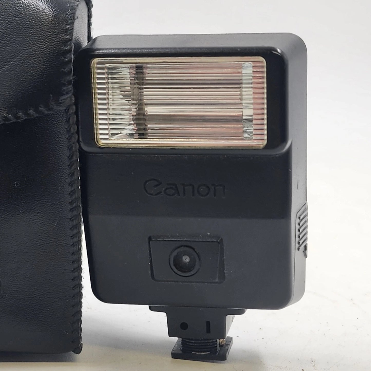 Canon Speedlite 155A Shoe-Mount Camera Flash For SLR with Case Vintage 1970's