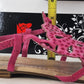 Anna Adele 1 Sandals Womens 8.5 Fuchsia Rhinestone Flats