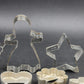 16 Metal Christmas Cookie Cutters Assorted Angel Star Tree Bell Reindeer etc.