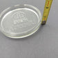 Heye Viktoria German Glass Jar with Ad Print Lid Collectible Pot Cover Vintage