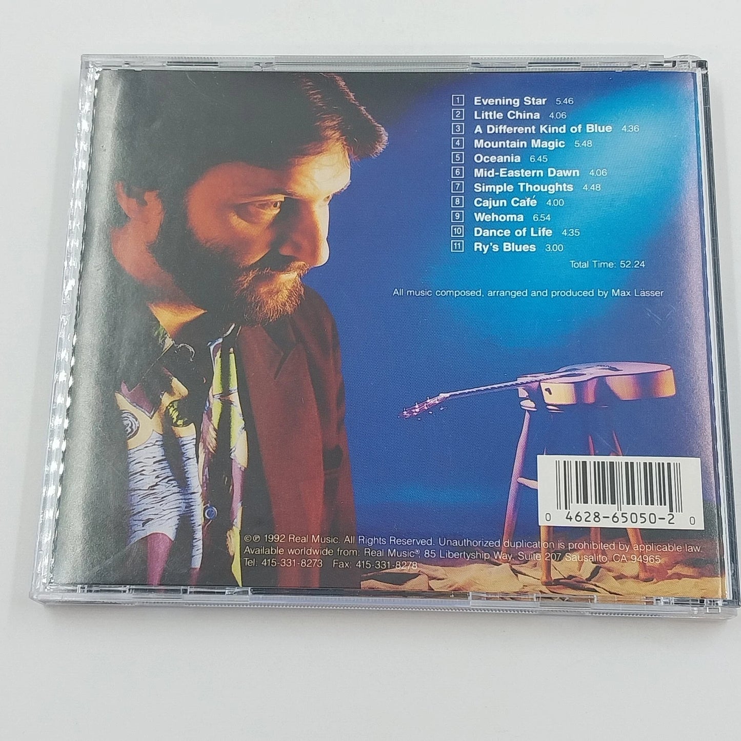 Max Lässer's Ark A Different Kind of Blue CD 1992 Real Music New Age USA