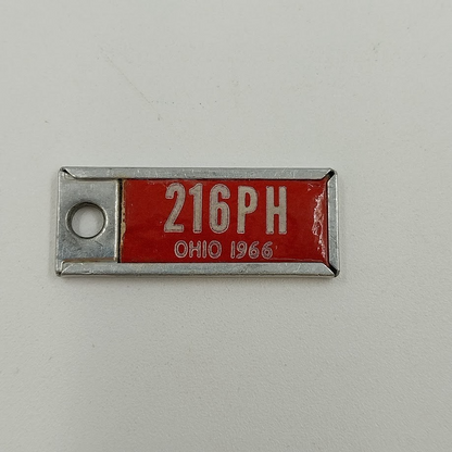 Key Chain License Plate Charms Disabled American Veterans Various Years Ohio