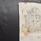 Country Cabinet with Spices 1976 Calendar Linen Kitchen Towel Vintage 27" x 16"