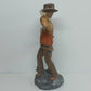 Atlantic Mold Cowboy Figurine 24in Ceramic Statue Rifle Revolver Western Vintage