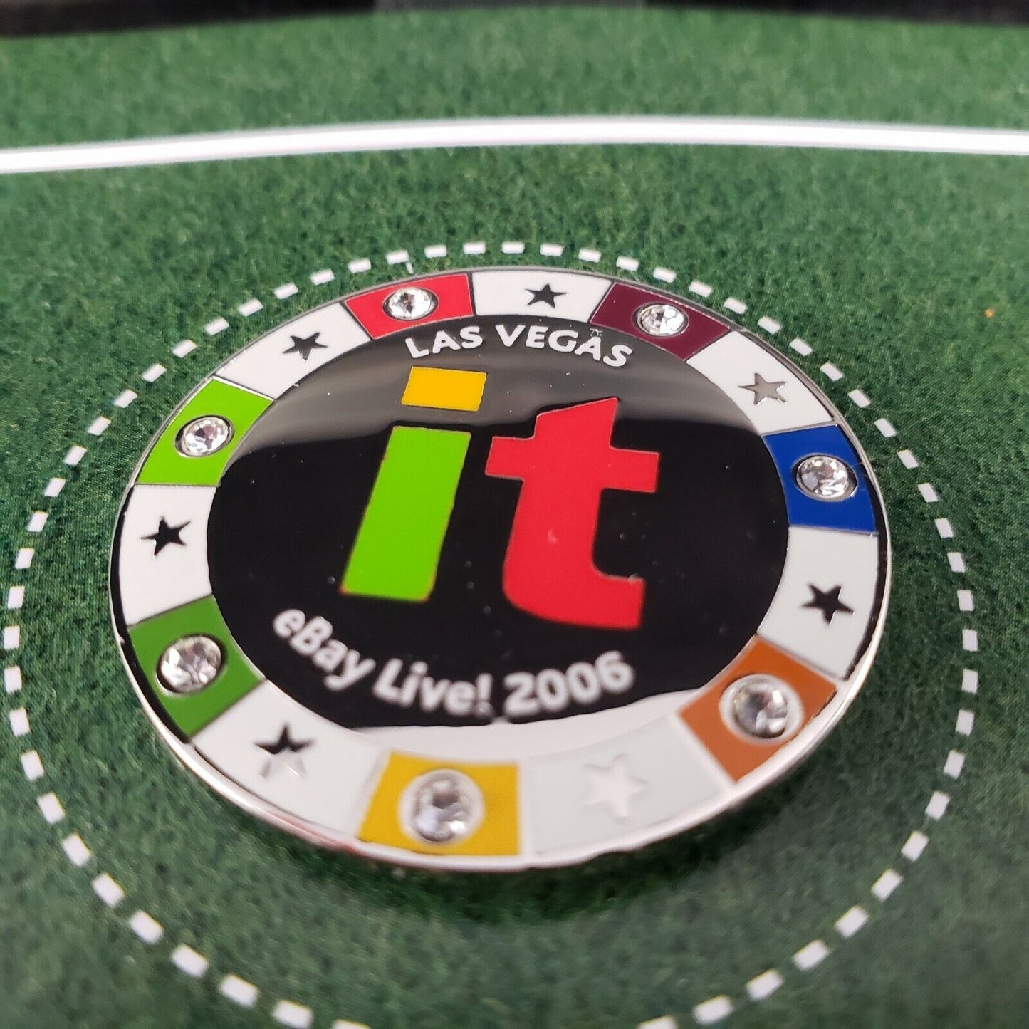 eBay Live 2006 Lapel Pin Display Box NIB Player Collection Metal