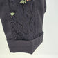 Knox Rose Gray Jogger Casual Cargo Pants Embroidered Floral Elastic Waist Large