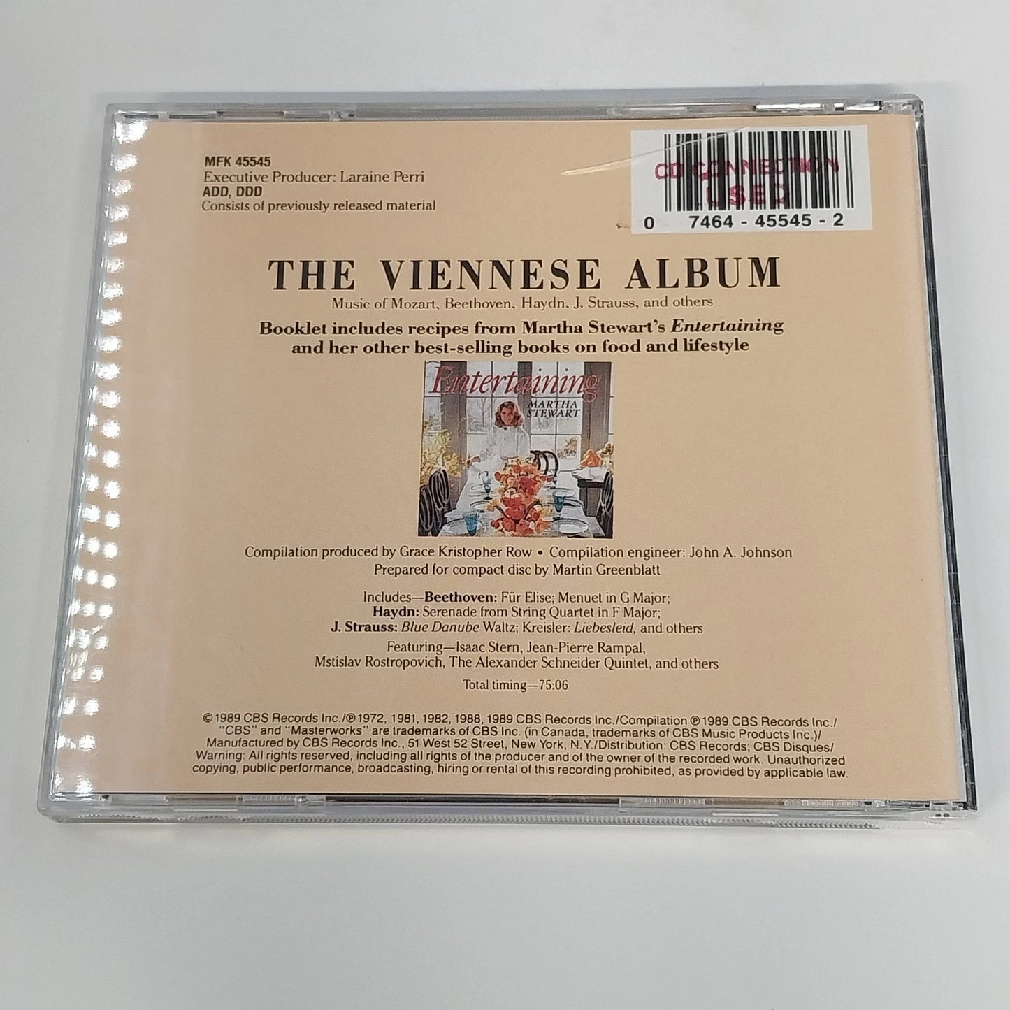 CBS Masterworks Dinner Classics 7 CD Lot Classical Music French Italian Japanese