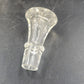 Anchor Hocking Early American PresCut Star of David Glass Cruet Stopper 7.75"x3"