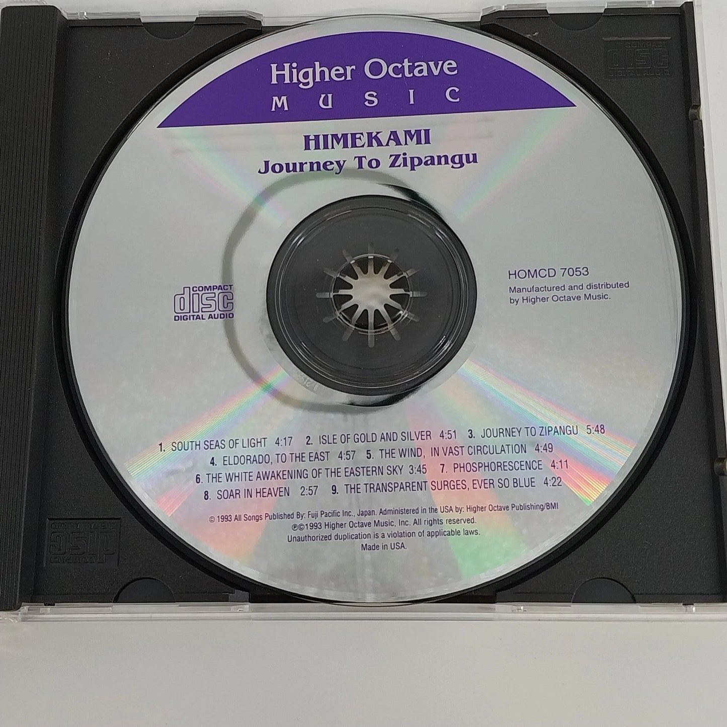 Himekami 3 CD Moonwater Snow Goddess Journey to Zipangu New Age Higher Ocative