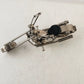 Metal Scrap Art Chopper Motorcycle Sculpture Spark Plug Nut Bolt Figurine 7.5"