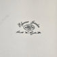 Apilco Elysian Gardens 11" Square Baker Roaster Porcelain Fruit Design France