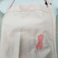 Breast Cancer Awareness Pink Ribbon Pink Bib Apron 3 Pocket 28"W x 24"L Adj Neck