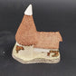 Single Oast Cottage Figurine by David Winter in Original Box with COA 1981 Vtg