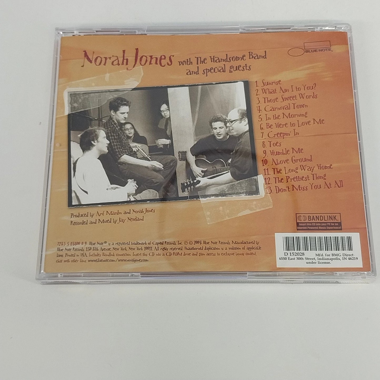Norah Jones CD Lot Come Away With Me Feels Like Home Harp by Sea 3 Discs