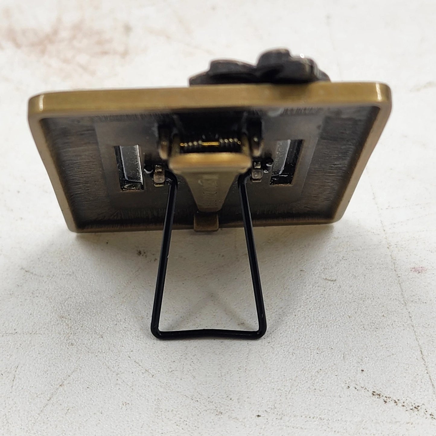 Neiman Marcus Photo Frame Clip Jay Strongwater Butterfly Pearl Enamel Rhinestone