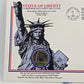 Statue of Liberty First Day Cover Commemorative Uncirculated Half Dollar 1986